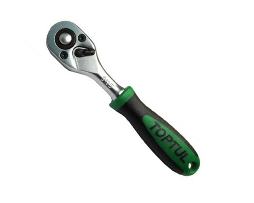 Трещотка 1/4" TOPTUL 36 зубцов (масло-бензостойкая ручка) S135