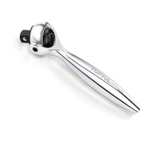 Мини трещетка 1/4" с шарниром (360°) 90 зубцов TOPTUL CHKX0810
