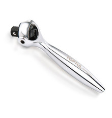 Мини трещетка 1/4" с шарниром (360°) 90 зубцов TOPTUL CHKX0810
