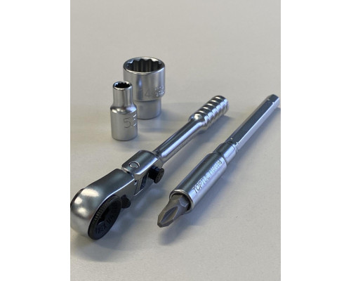 Трещотка мини 1/4" с шарниром TOPTUL 60 зубцов (исп. с FTDF0810) CHEV0811
