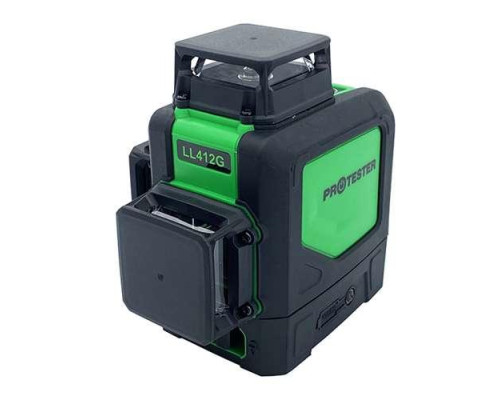 Уровень лазерный нивелир 3x360° (H360/2xV360, зеленый луч) PROTESTER LL412G