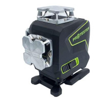 Профессиональный лазерный уровень PREMIUM, 4x360°(LCD, Bluetooth, ДУ, зеленый луч) PROTESTER LL516G