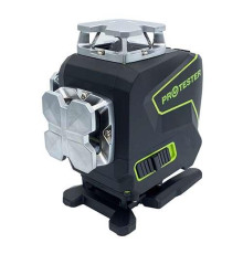 Профессиональный лазерный уровень PREMIUM, 4x360°(LCD, Bluetooth, ДУ, зеленый луч) PROTESTER LL516G