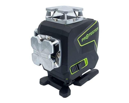 Профессиональный лазерный уровень PREMIUM, 4x360°(LCD, Bluetooth, ДУ, зеленый луч) PROTESTER LL516G