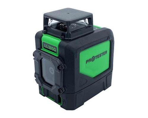 Построитель плоскостей лазерный H360°/1V, (зеленый луч) PROTESTER LL305G