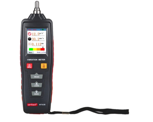 Виброметр, цв. дисплей WINTACT WT63B