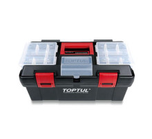Ящик для инструментов пластиковый 3 секции 445x240x205 TOPTUL TBAE0302