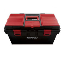 Ящик для инструментов пластиковый 4 секции 556x278x270 TOPTUL TBAE0401